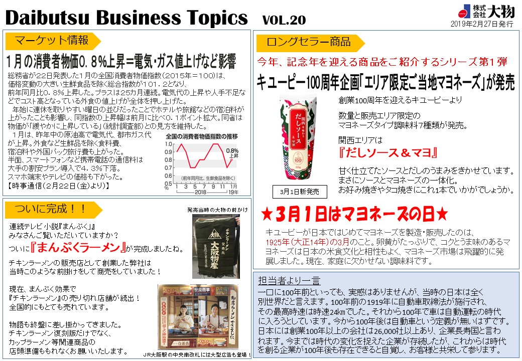 Daibutsu Business Topics Vol.20